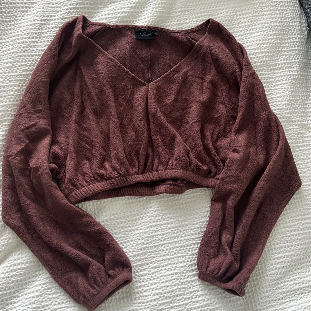 Out From Under crop sweater